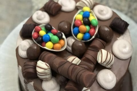 Cliquez pour zoomer ! Layer cake Kinder Bueno au Thermomix