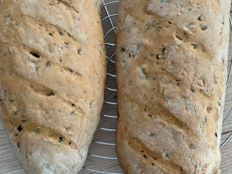 Cliquez pour zoomer ! Pain aux olives Thermomix par Kethlyne