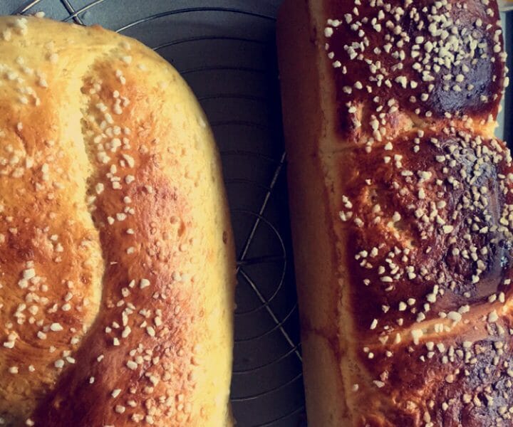 Cliquez pour zoomer ! Brioche tressée à la mie filante Thermomix par xena.