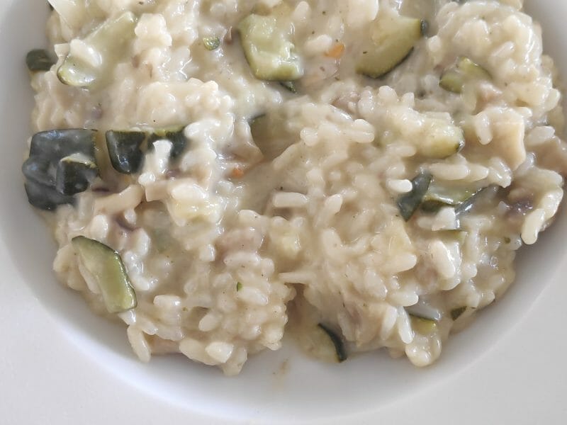 Cliquez pour zoomer ! Risotto champignons et courgettes Thermomix par cecilemg