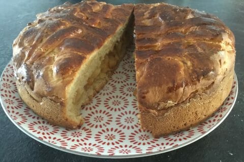 Cliquez pour zoomer ! Brioche aux pommes caramélisées Thermomix par Manou2309