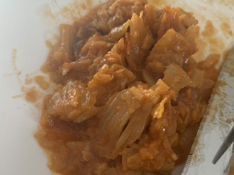 Cliquez pour zoomer ! Fondue de fenouil au chorizo Thermomix par Cassandra38