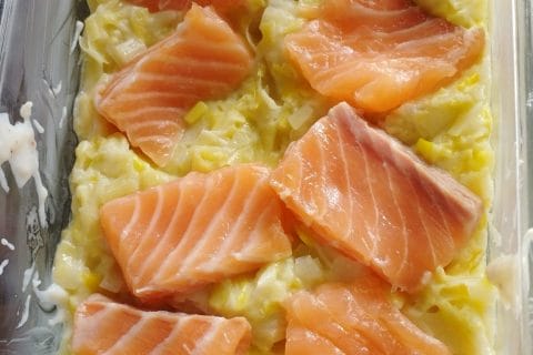 Cliquez pour zoomer ! Lasagnes au saumon et poireaux Thermomix par Zou