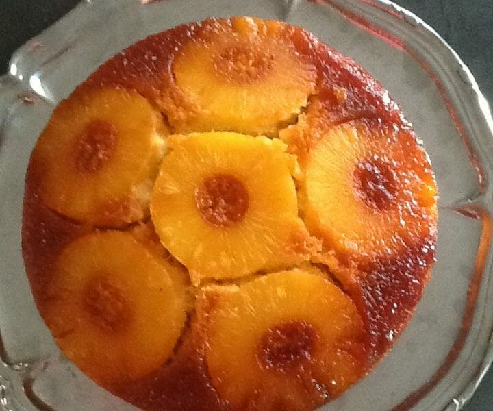 Cliquez pour zoomer ! Gâteau renversé à l’ananas Thermomix par Myriamlaurent
