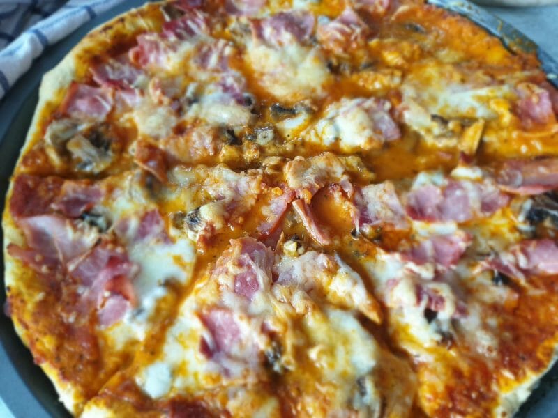 Cliquez pour zoomer ! Pizza Reine Thermomix par poukawhap