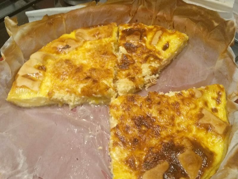 Cliquez pour zoomer ! Quiche Poireaux et Saumon Thermomix par minimoi35