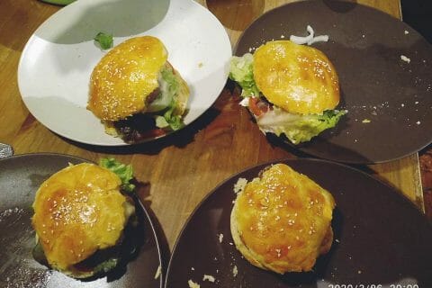 Cliquez pour zoomer ! Pains hamburger au Thermomix
