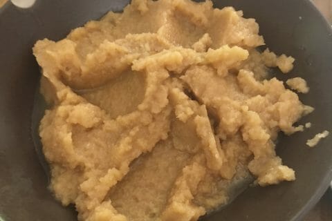 Cliquez pour zoomer ! Compote de pommes, bananes et miel au Thermomix