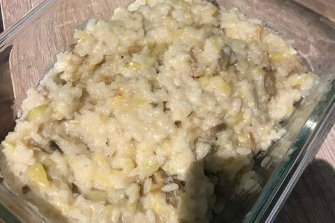 Cliquez pour zoomer ! Risotto champignons et courgettes au Thermomix
