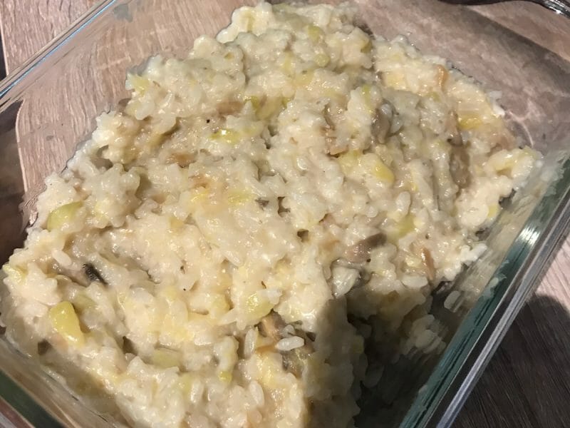 Cliquez pour zoomer ! Risotto champignons et courgettes Thermomix par minimoi35