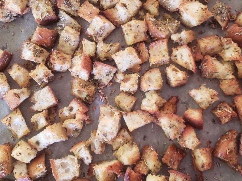 Cliquez pour zoomer ! Croutons à l’ail Thermomix par Sylvie