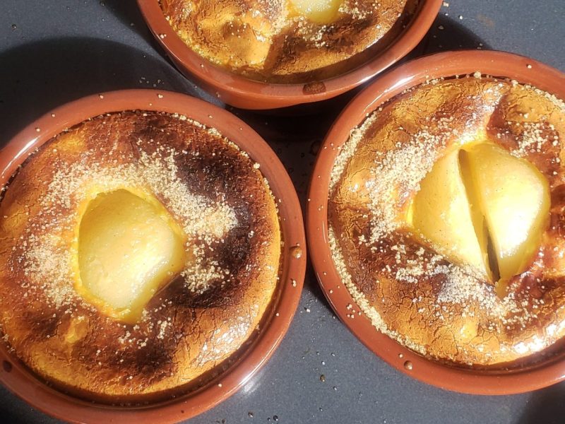 Cliquez pour zoomer ! Petits flans à la poire Thermomix par Sylvie
