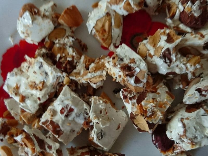 Cliquez pour zoomer ! Nougat Thermomix par Sylvie
