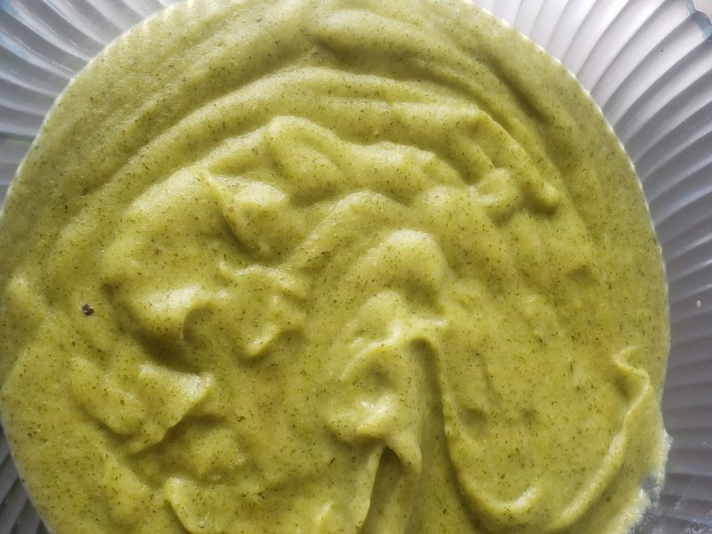 Cliquez pour zoomer ! Purée de brocolis et pommes de terre Thermomix par Sylvie