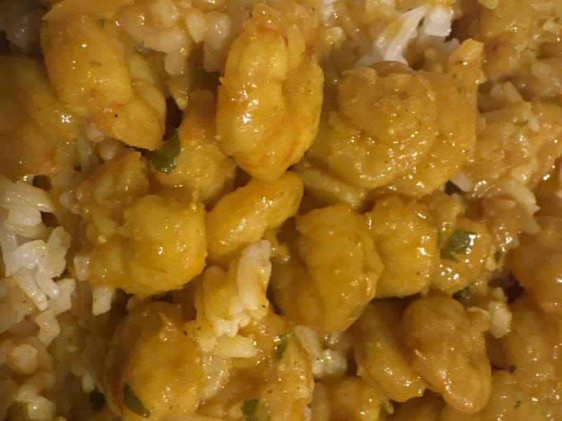 Cliquez pour zoomer ! Curry de crevettes au lait de coco Thermomix par Nadou973