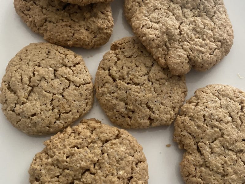 Cliquez pour zoomer ! Biscuits cacahuètes et flocons d’avoine Thermomix par Nadou973