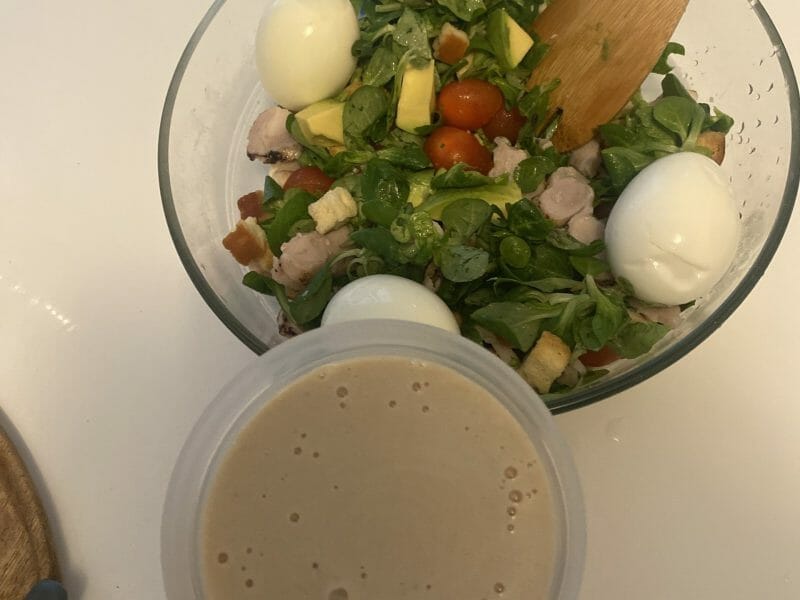 Cliquez pour zoomer ! Salade César Thermomix par Nadou973