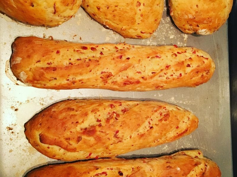 Cliquez pour zoomer ! Petits pains au chorizo Thermomix par Streak