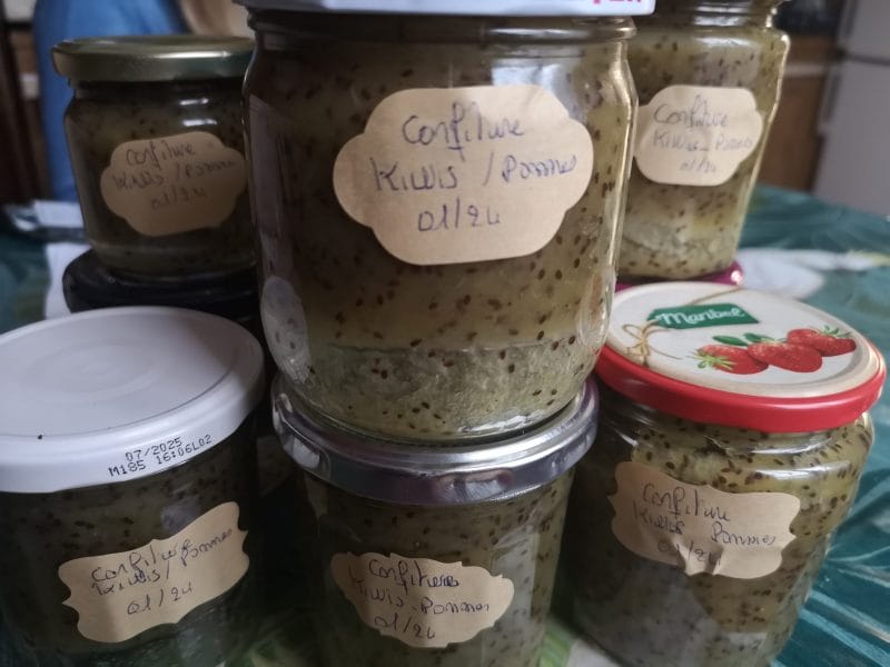 Cliquez pour zoomer ! Confiture de kiwis aux pommes Thermomix par Scorpion68