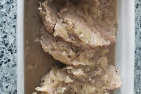 Cliquez pour zoomer ! Roti de porc sauce échalote Thermomix par Scorpion68