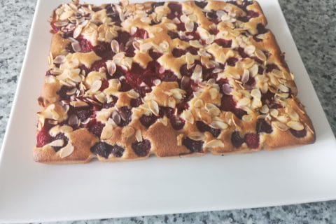 Cliquez pour zoomer ! Gâteau amandes et fruits rouges Thermomix par Scorpion68