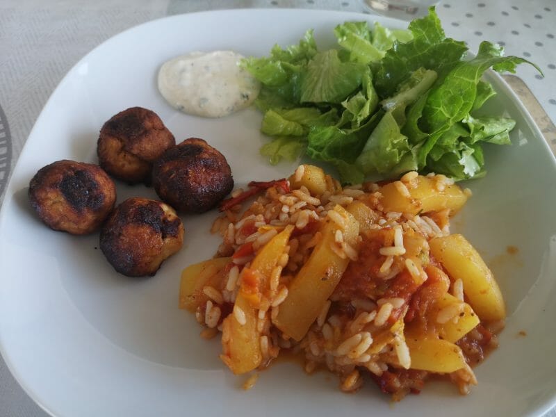 Cliquez pour zoomer ! Boulettes de poulet au citron Thermomix par Scorpion68