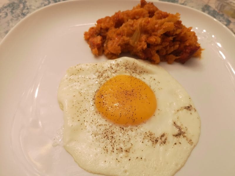 Cliquez pour zoomer ! Fondue de fenouil au chorizo Thermomix par Scorpion68