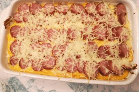 Cliquez pour zoomer ! Gratin de butternut à la saucisse de Montbéliard Thermomix par Scorpion68