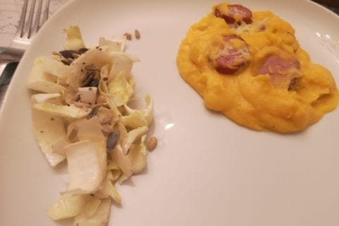 Cliquez pour zoomer ! Gratin de butternut à la saucisse de Montbéliard Thermomix par Scorpion68