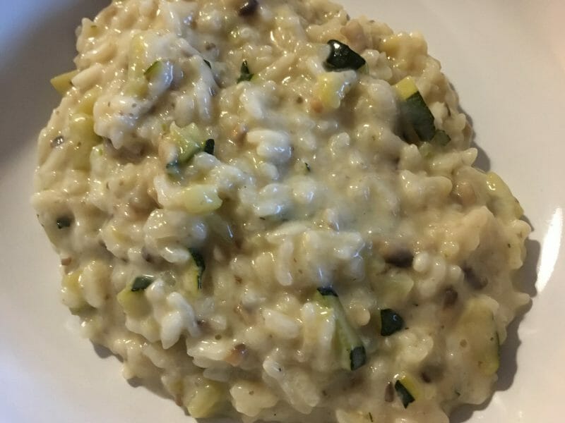 Cliquez pour zoomer ! Risotto champignons et courgettes Thermomix par Alice-LS