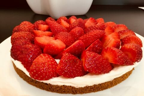 Cliquez pour zoomer ! Tarte aux fraises sans cuisson Thermomix par Alice-LS