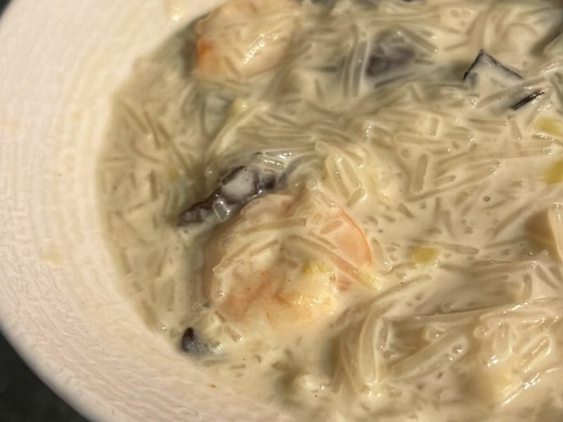 Cliquez pour zoomer ! Soupe thaï crevettes et lait de coco Thermomix par Lolo2511