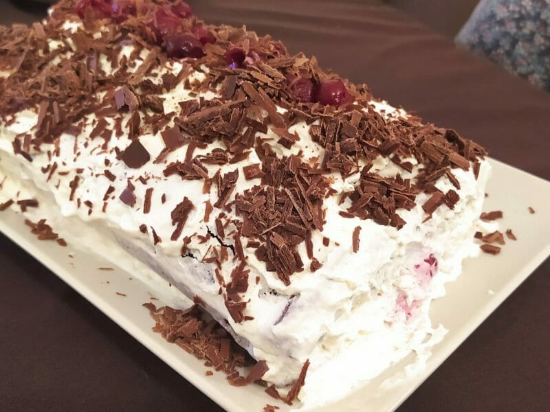 Cliquez pour zoomer ! Bûche forêt noire Thermomix par Binouze89