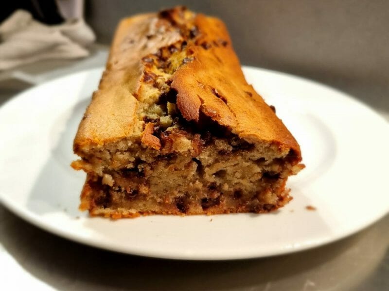 Cliquez pour zoomer ! Cake banane et pépites de chocolat Thermomix par Toth17