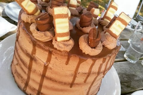 Cliquez pour zoomer ! Layer cake Kinder Bueno Thermomix par Ayghon