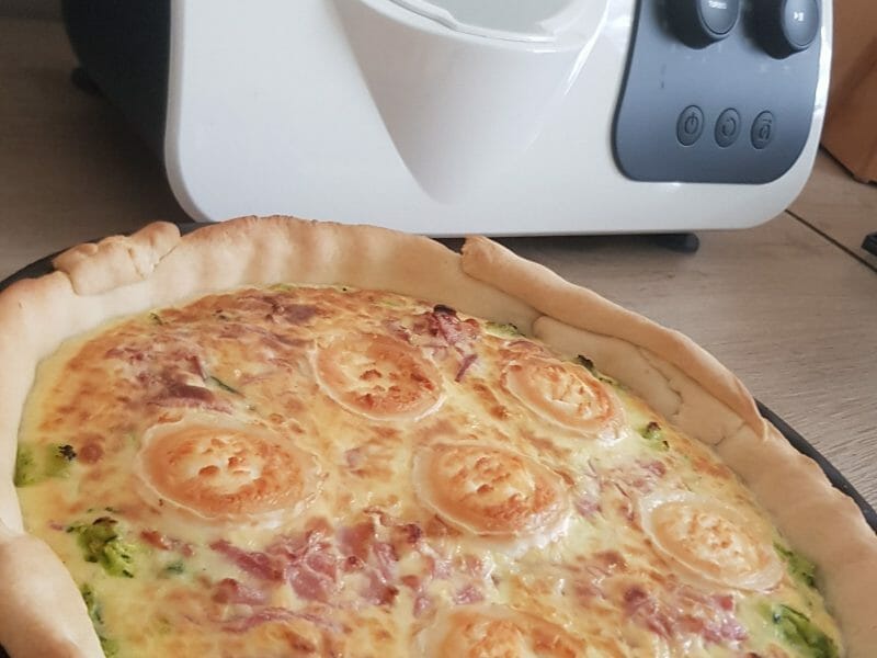 Cliquez pour zoomer ! Tarte courgette, jambon & chèvre Thermomix par Nol29