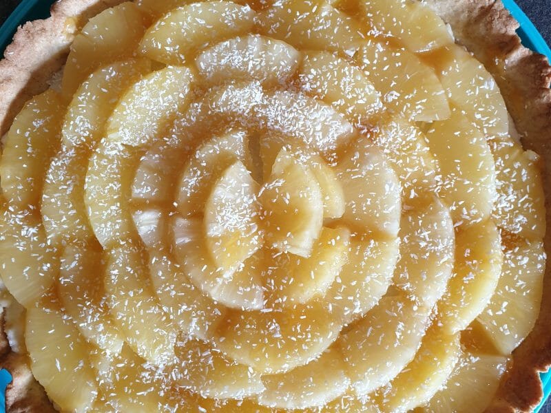 Cliquez pour zoomer ! Tarte piña colada Thermomix par Carole54