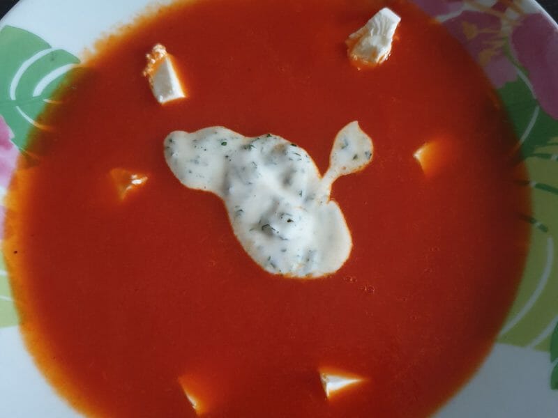 Cliquez pour zoomer ! Velouté de poivrons Thermomix par Carole54