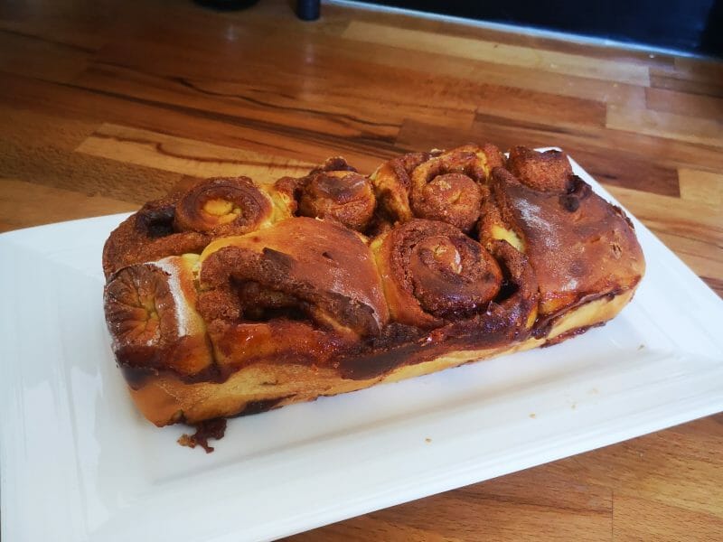 Cliquez pour zoomer ! Brioche à effeuiller à la cannelle Thermomix par laeti0710