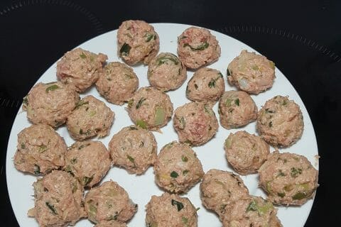 Cliquez pour zoomer ! Boulettes de poireau et boeuf citronné Thermomix par MonsieurCuisine03