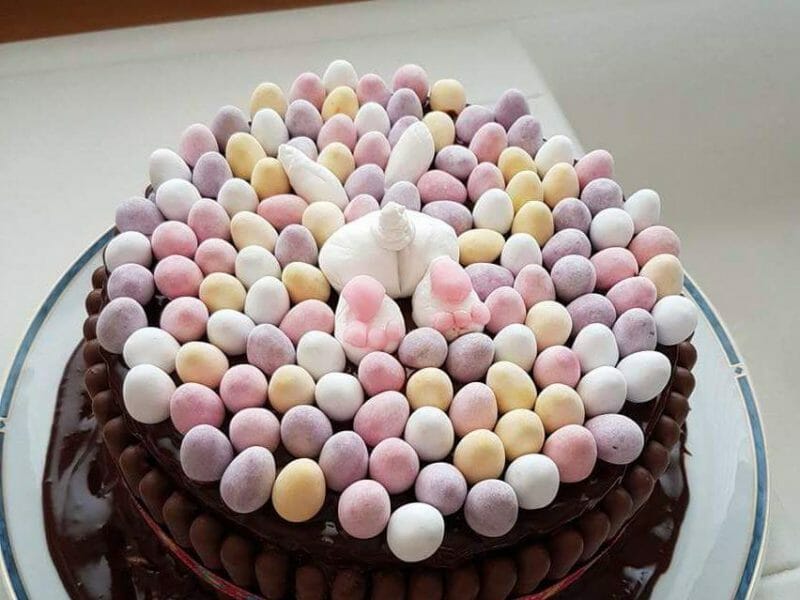 Cliquez pour zoomer ! Gâteau lapin de Pâques Thermomix par Zestellette