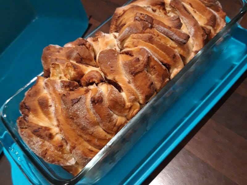 Cliquez pour zoomer ! Brioche à effeuiller à la cannelle Thermomix par karinecuisine