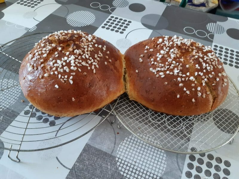 Cliquez pour zoomer ! Mouna (brioche de pâques) Thermomix par Mamie chouchou