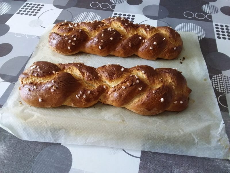 Cliquez pour zoomer ! Brioche tressée à la mie filante Thermomix par Mamie chouchou