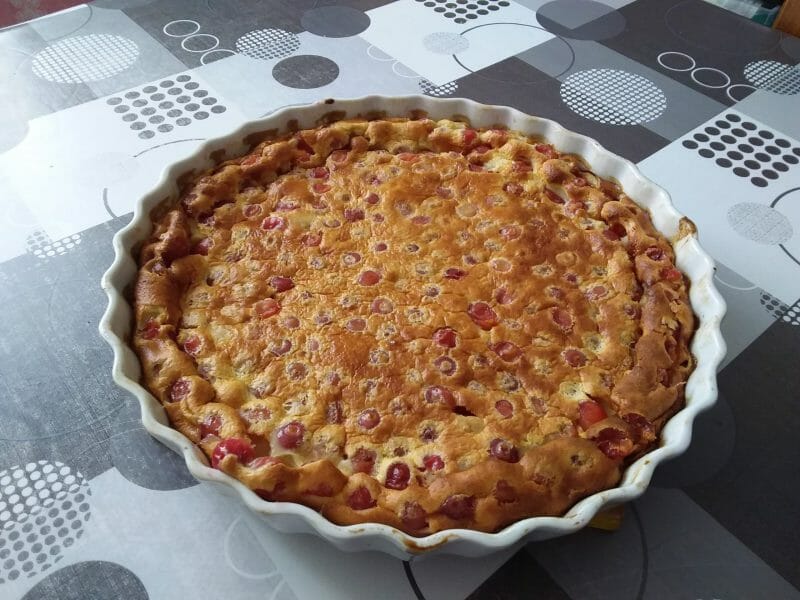 Cliquez pour zoomer ! Clafoutis aux cerises Thermomix par Mamie chouchou