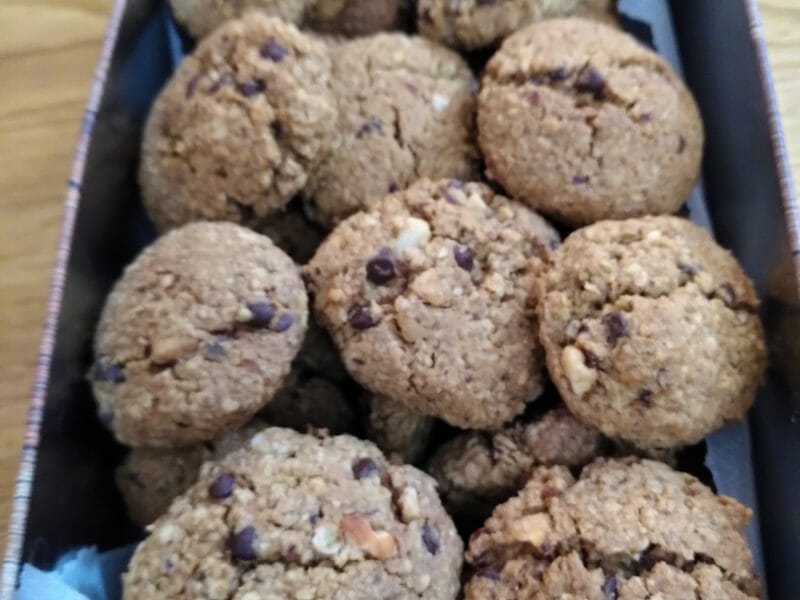 Cliquez pour zoomer ! Biscuits tendres aux flocons d’avoine Thermomix par Clo