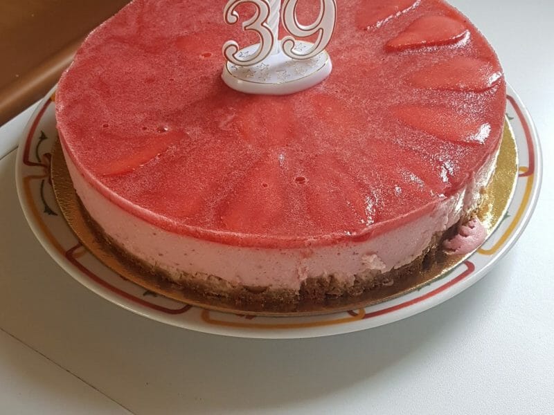 Cliquez pour zoomer ! Bavarois aux fraises Thermomix par sstef