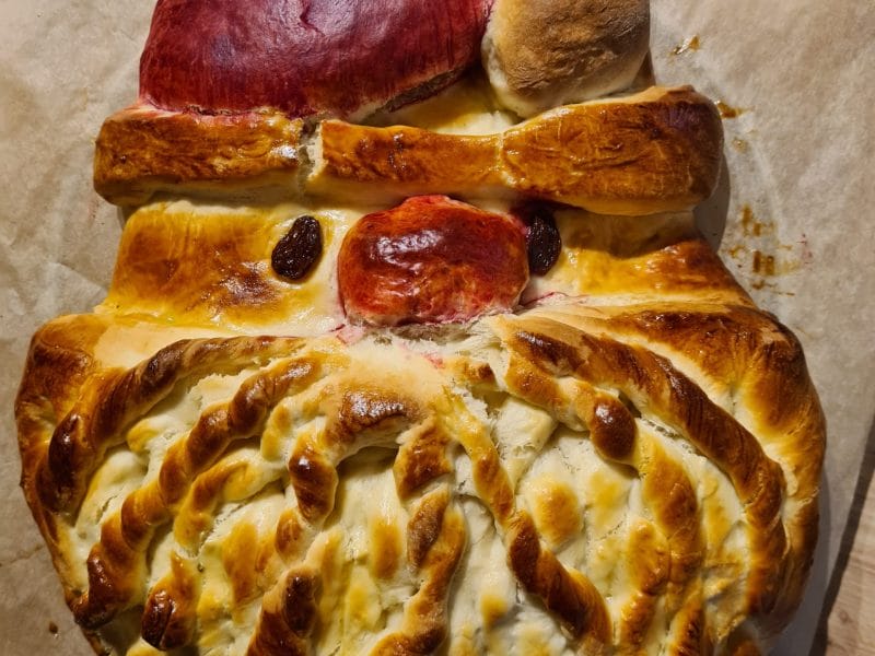 Cliquez pour zoomer ! Brioche Père Noël Thermomix par jeffaure