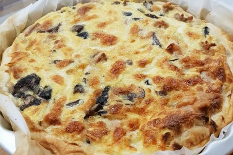 Cliquez pour zoomer ! Tarte au poulet et champignons Thermomix par lespoteur83