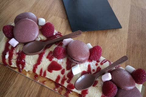 Cliquez pour zoomer ! Fraisier roulé Thermomix par camille91